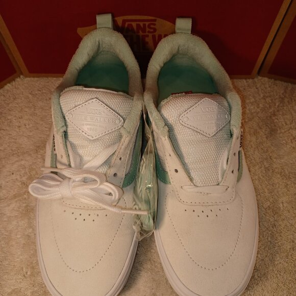 Vans Men's 7/Women's 8.5 Kyle Walker Sport Vtg White/Mint VN0A5JIE9C9 - Picture 6 of 12